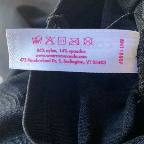 Commando Black Turtleneck Minimalist Tank Top OS NWT - Picture 6 of 6